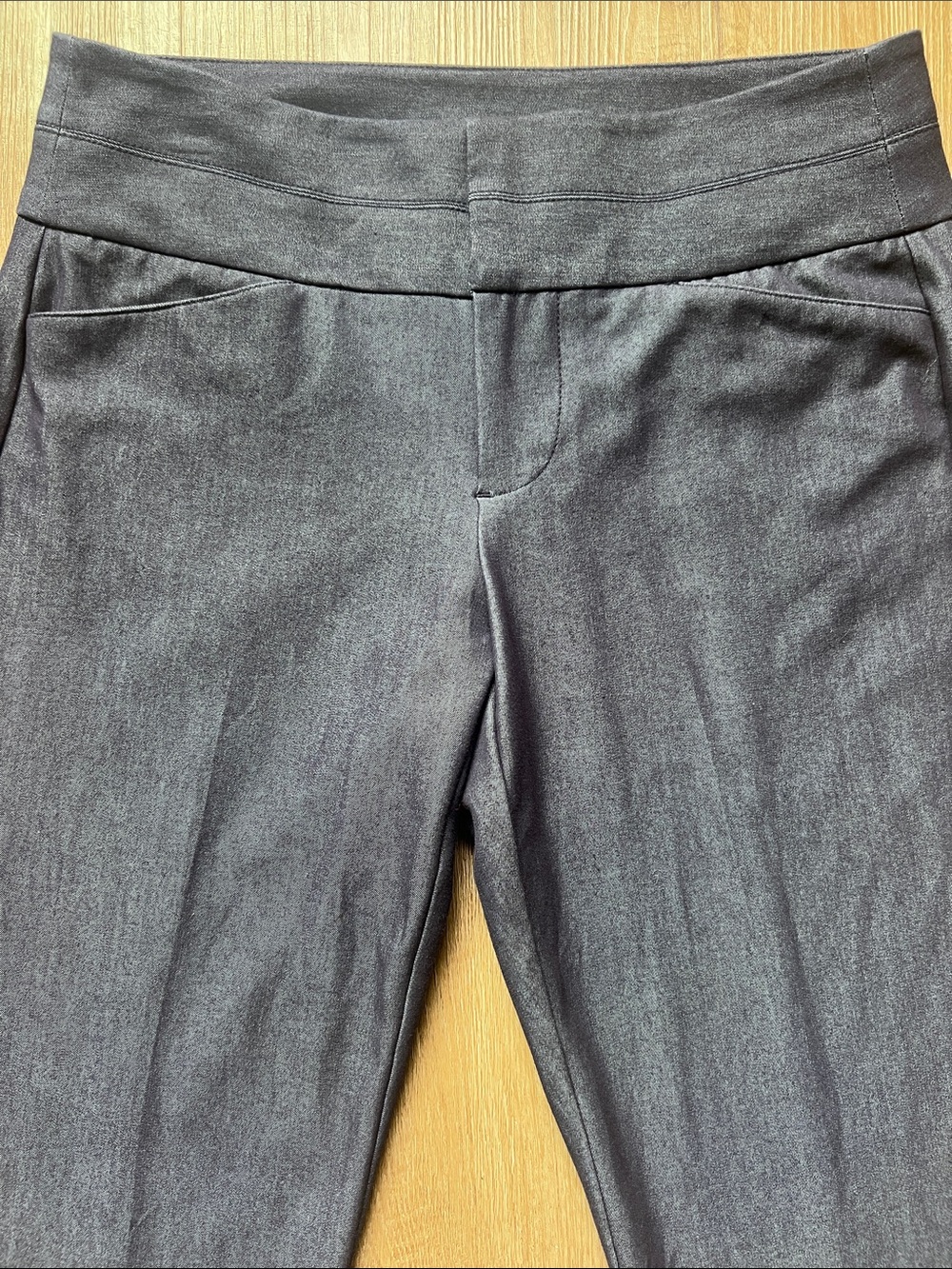 ELLE Women’s Blue High Waist Stretch Ankle Trousers Size 4 - Picture 2 of 15